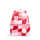 Kane Double Pocket Backpack Pink Puffer Check
