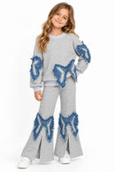 Denim Bow Patch Set