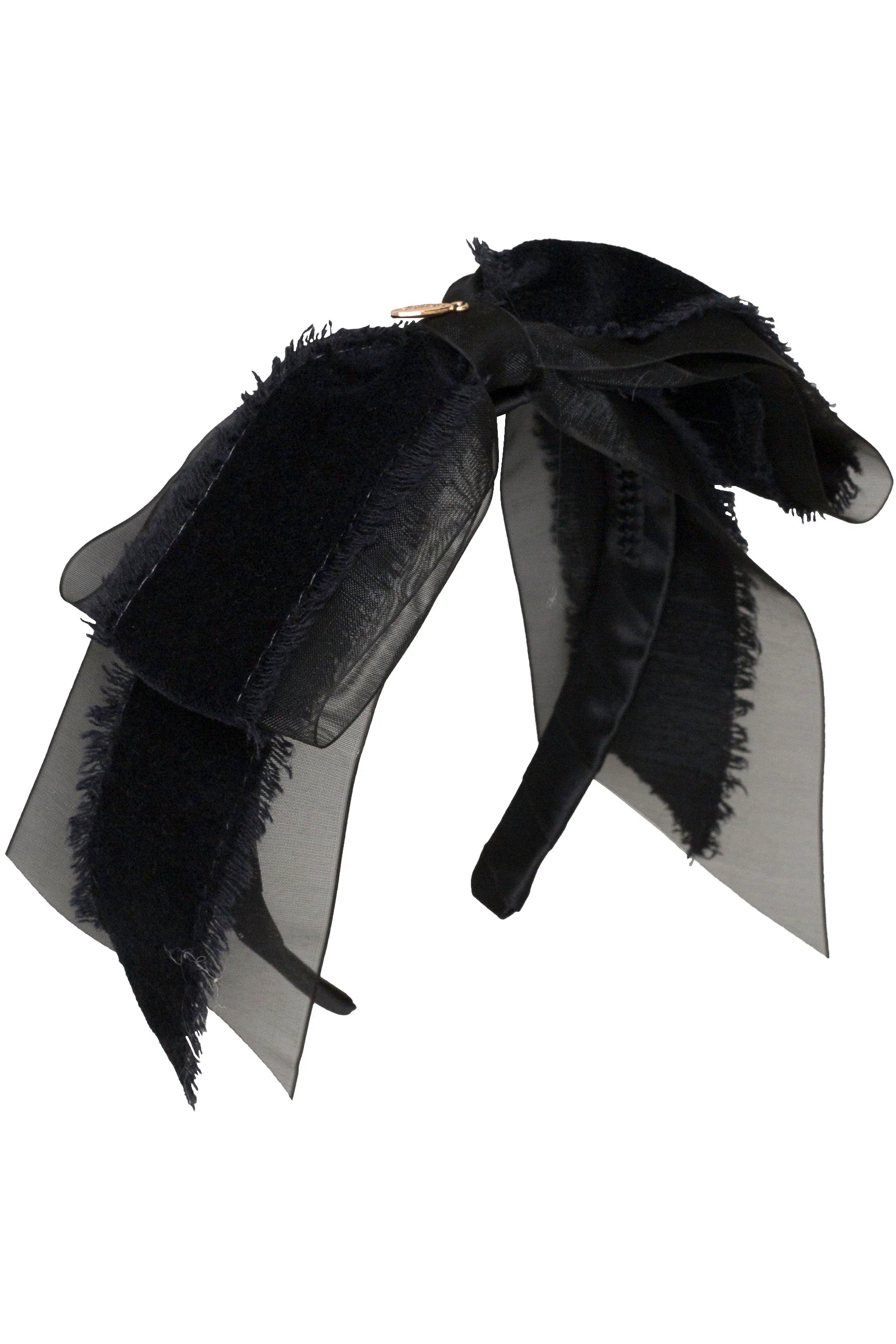 Primrose Bow Headband - Black