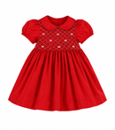 Taffeta Bows Smock Dress