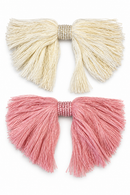 Pearl Tassel Bow 1pc