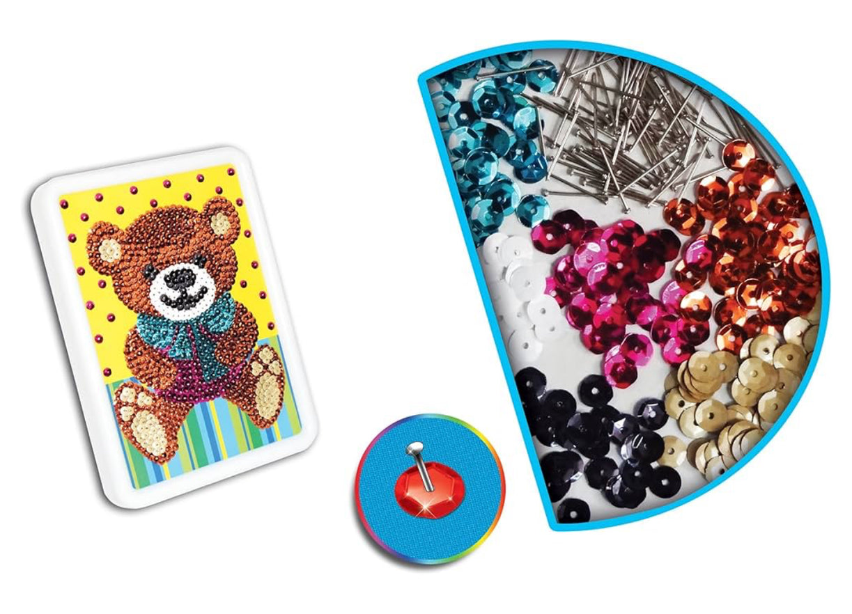Sequins Art Teddy Bear