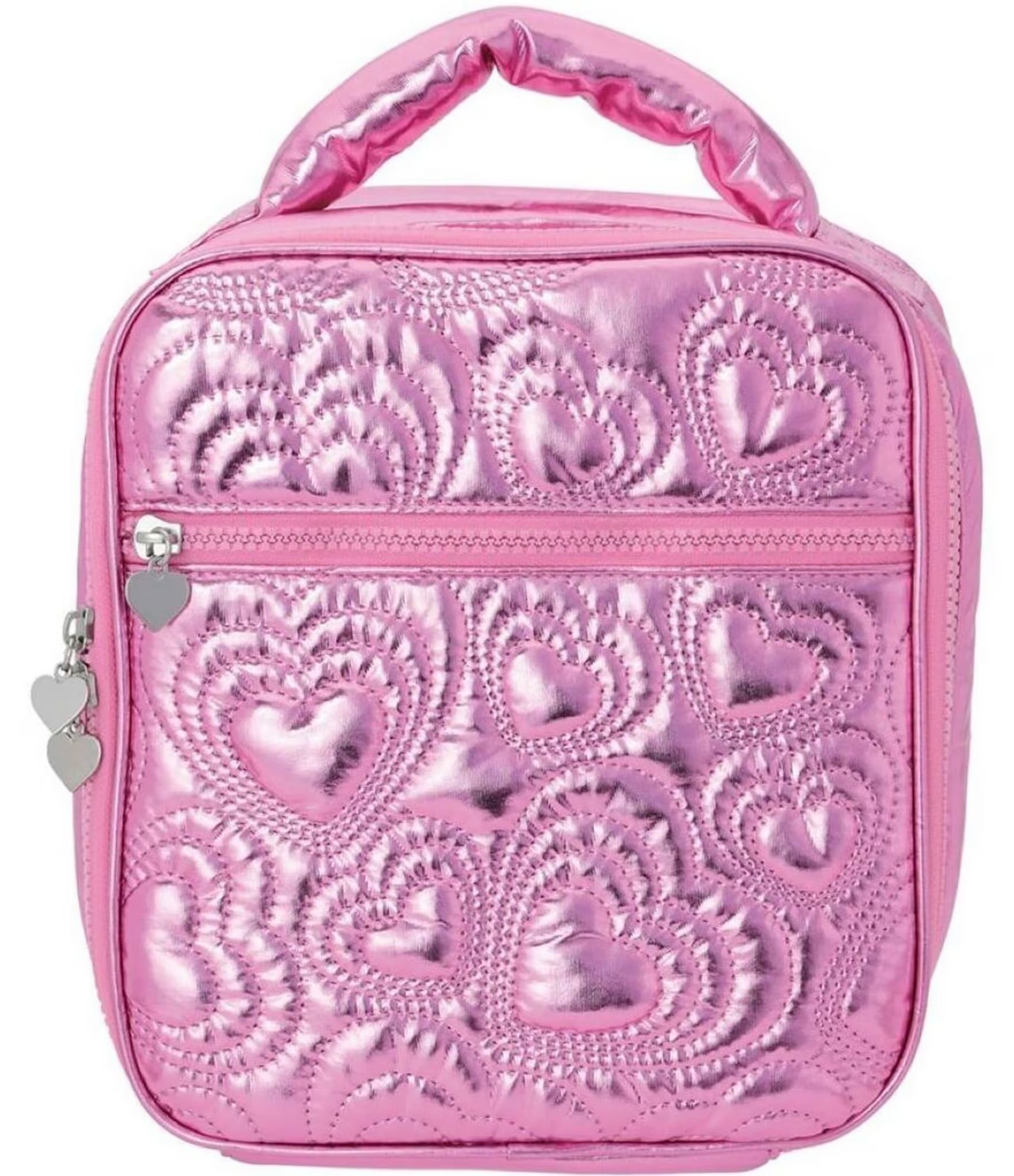 Pink Shining Heart Lunch Box