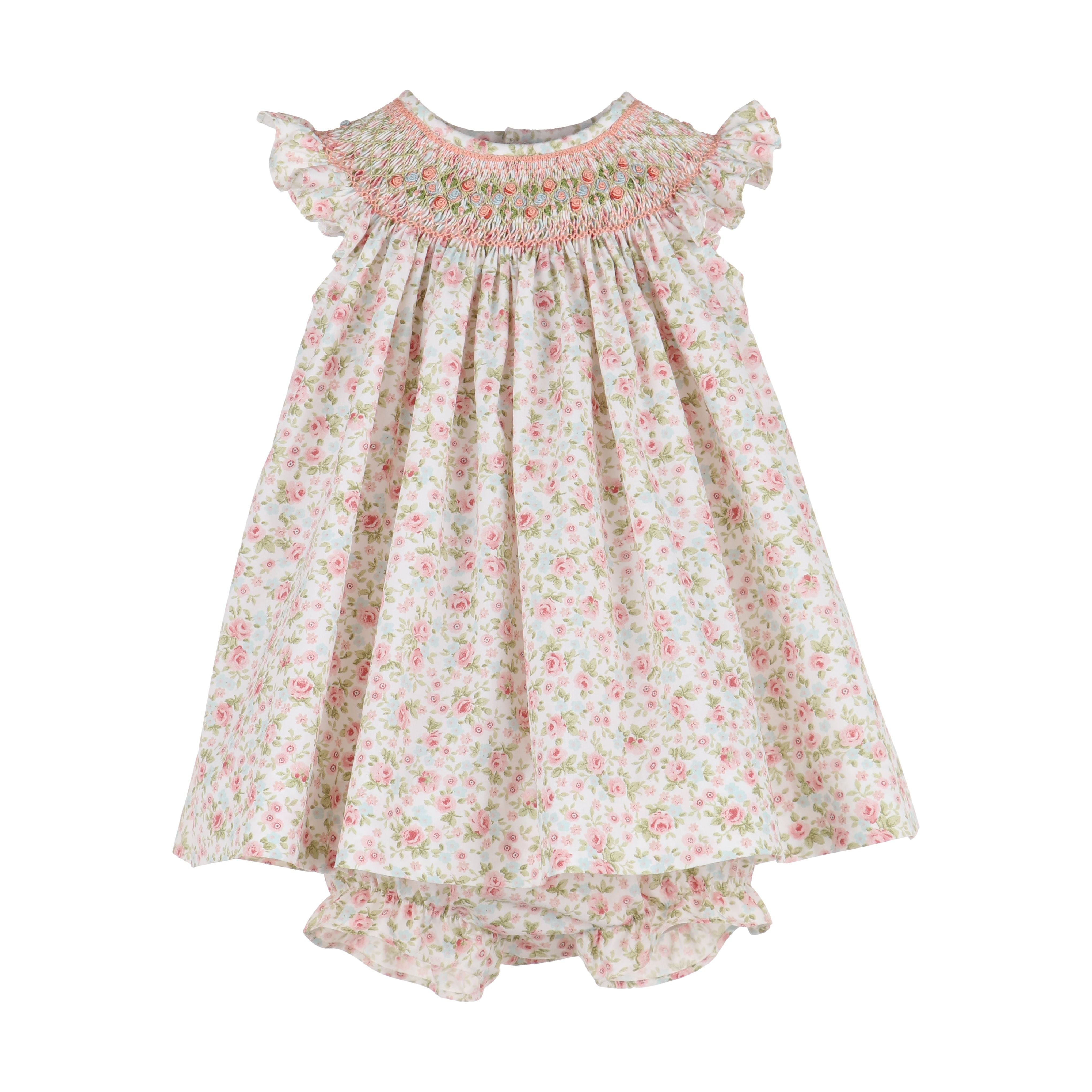 Pinkblush floral baby set