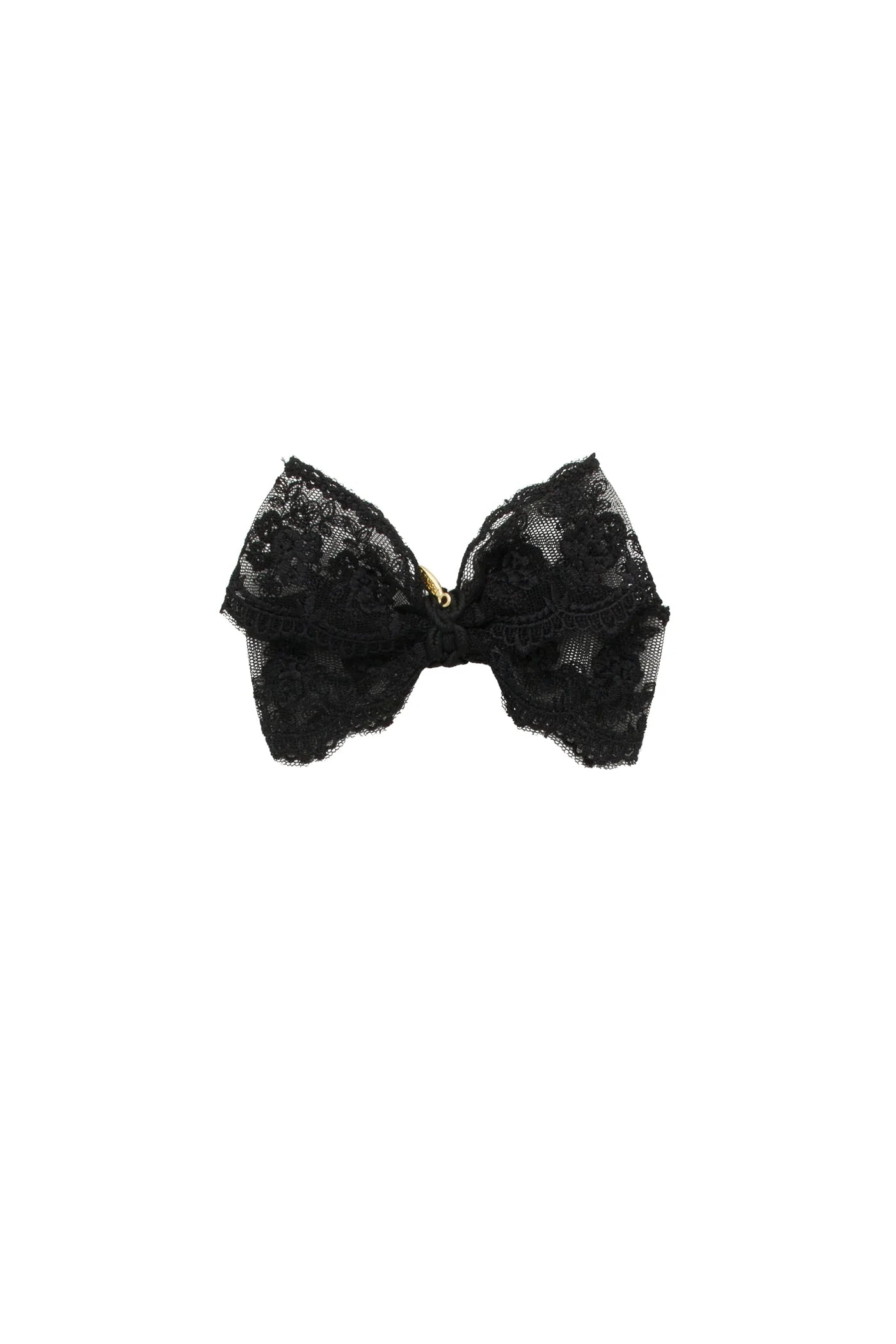 Dahlia Bow Clip - Black