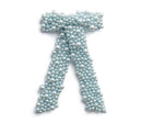 Becca Pearl Bow Clip - Powder Blue