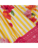 Flowered Yellow Dress