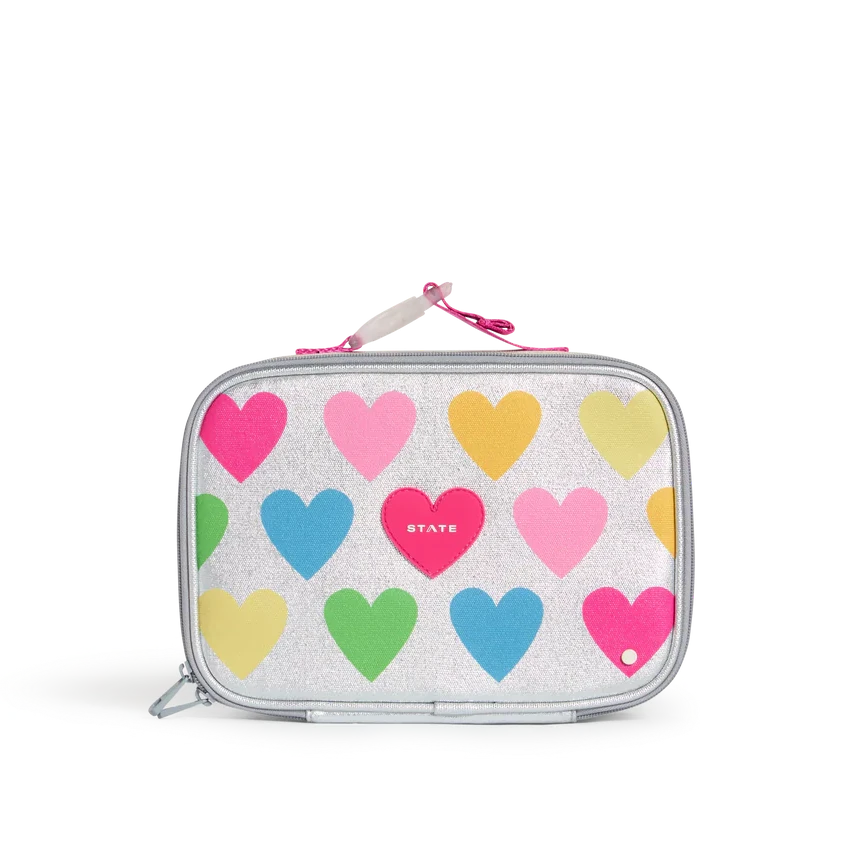 Lunch Box Happy Fuzzy Hearts