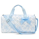Beautiful Blue Toile Duffel Bag