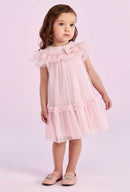 With A Bow Pink Dress