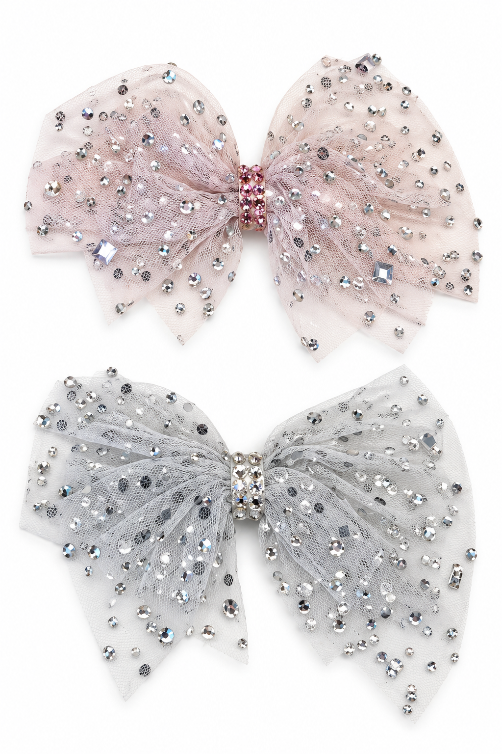 Crystal Confetti Bow 1pc