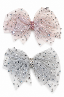 Crystal Confetti Bow 1pc