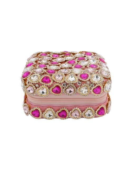 Fully Heart Jeweled Jewelry Box