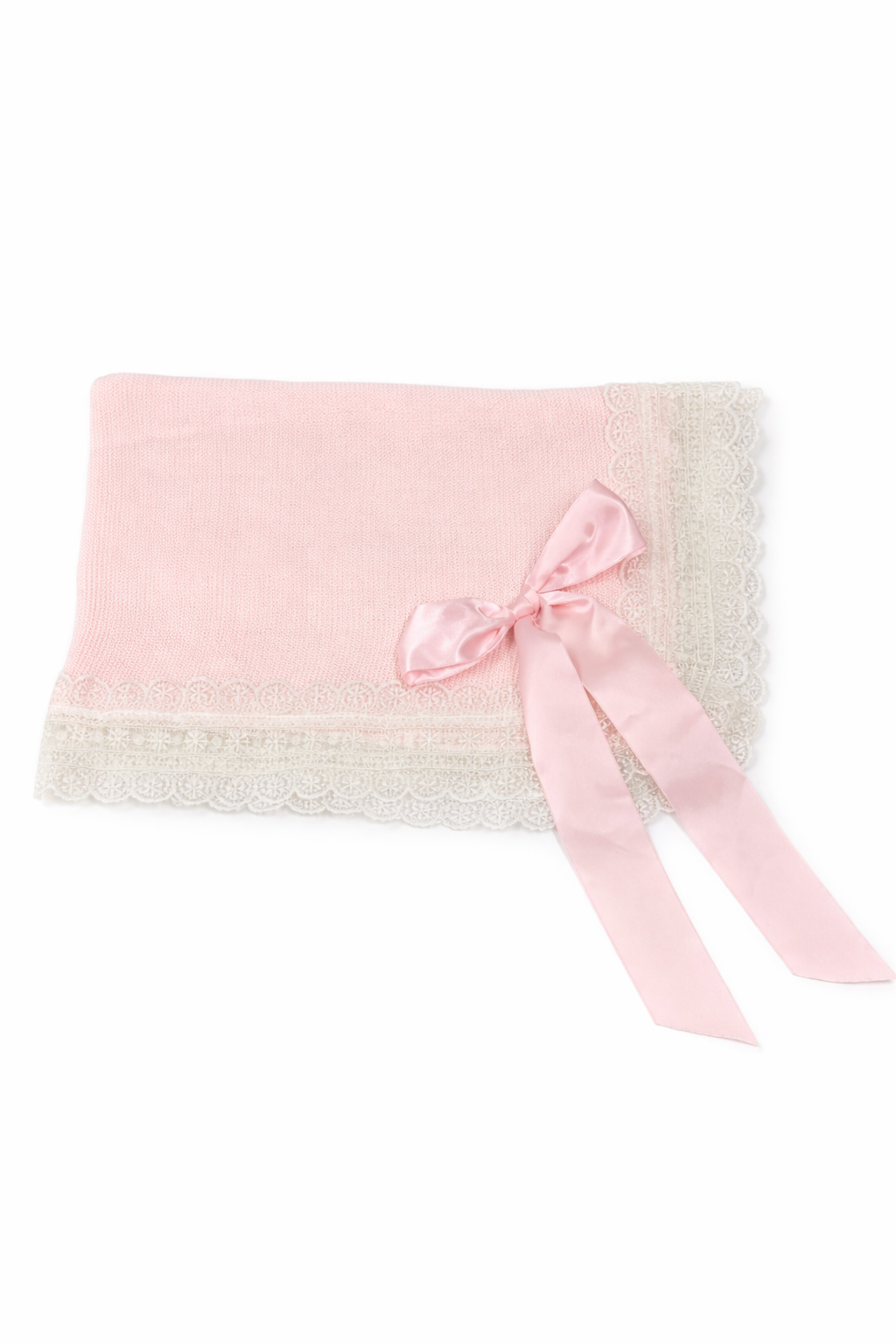 Pink With A Big Bow Blanket