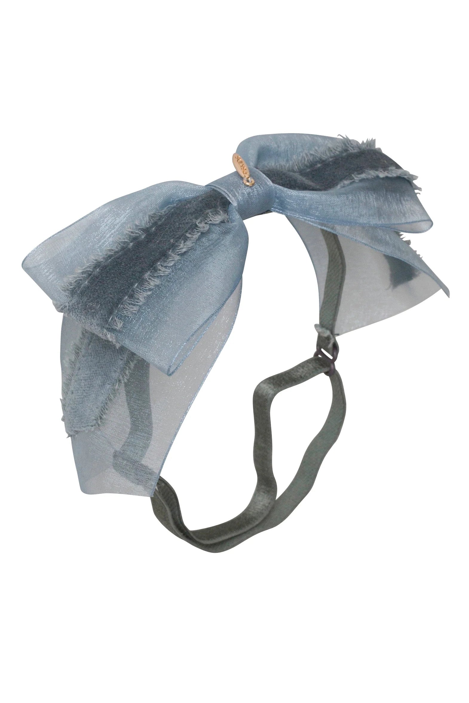 Primrose Bow Wrap - Antique Blue