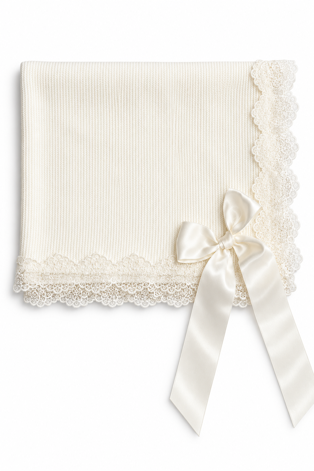 Ivory Lace Blanket