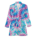 Bathrobe - Blue Tie Dye