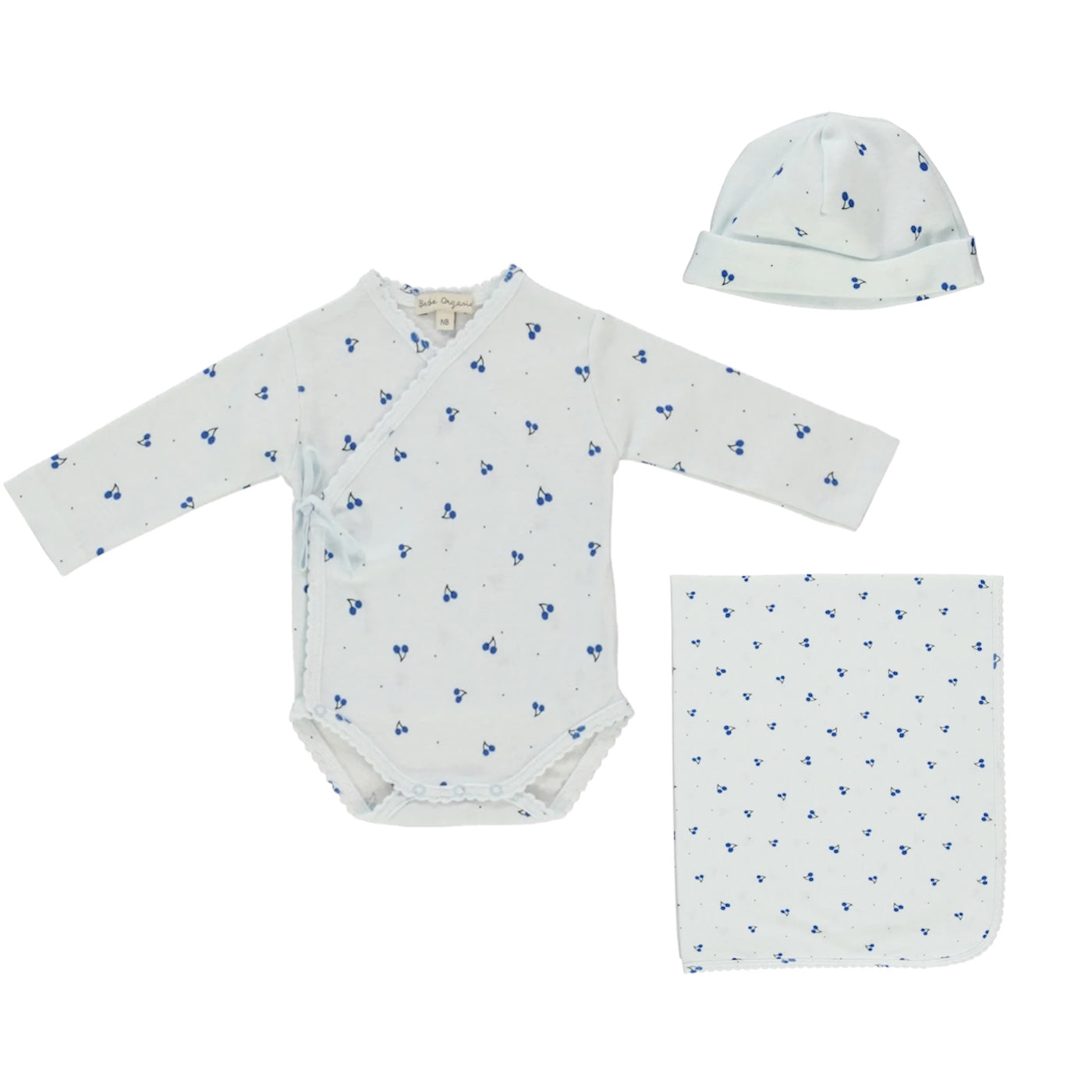 Noah Newborn Set - Overall, Hat & Blanket