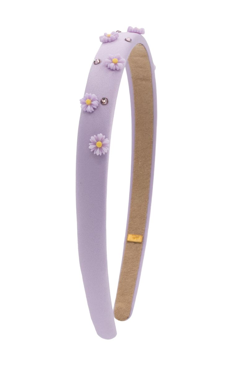 Thin Full 3D Charm Headband - Lila