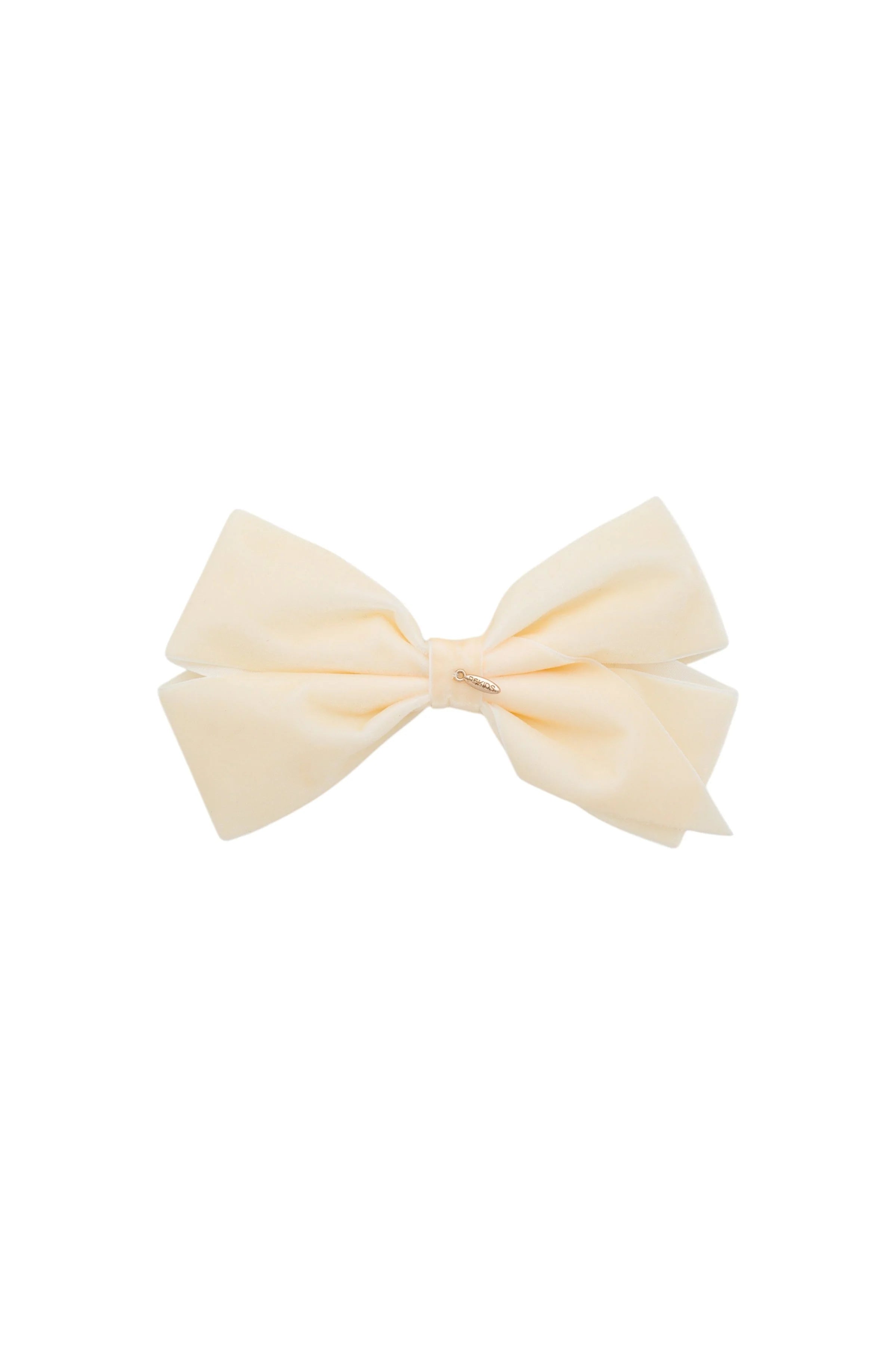 Dahlia Velvet Clip - Ivory