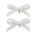 Gerber Moonstitch Clip Set Of 2 - White