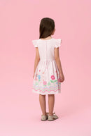 Light Pink & Flowers Dress
