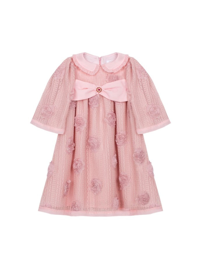 Pale Rose With Big Bow Dress