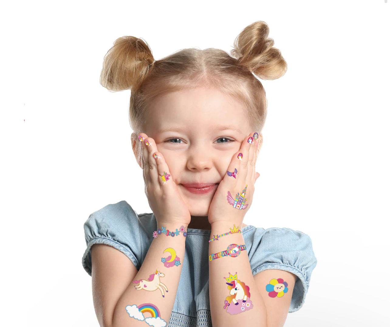 Nail Stickers and Tattoos Unicorn