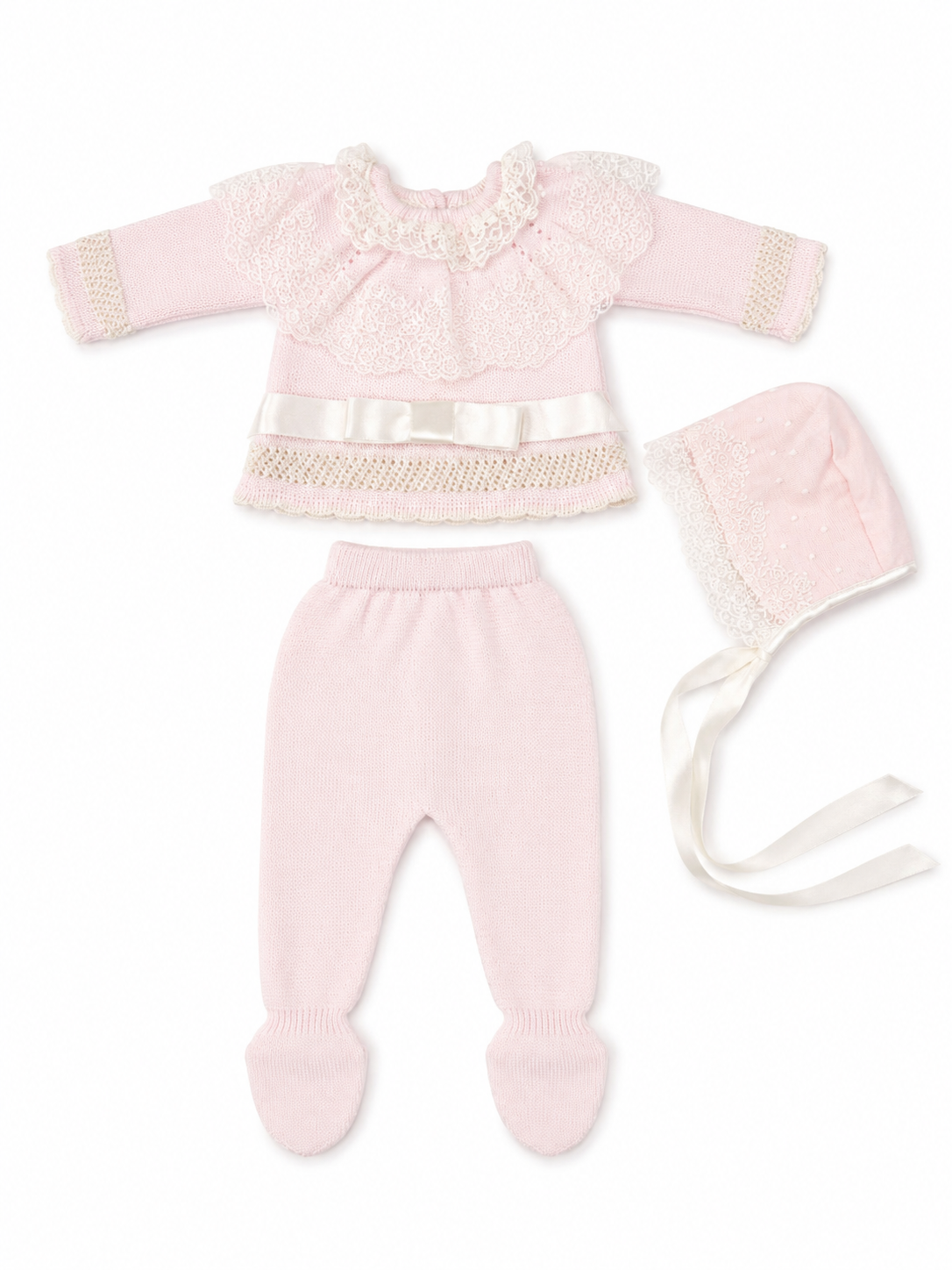 Pink Knitted Set