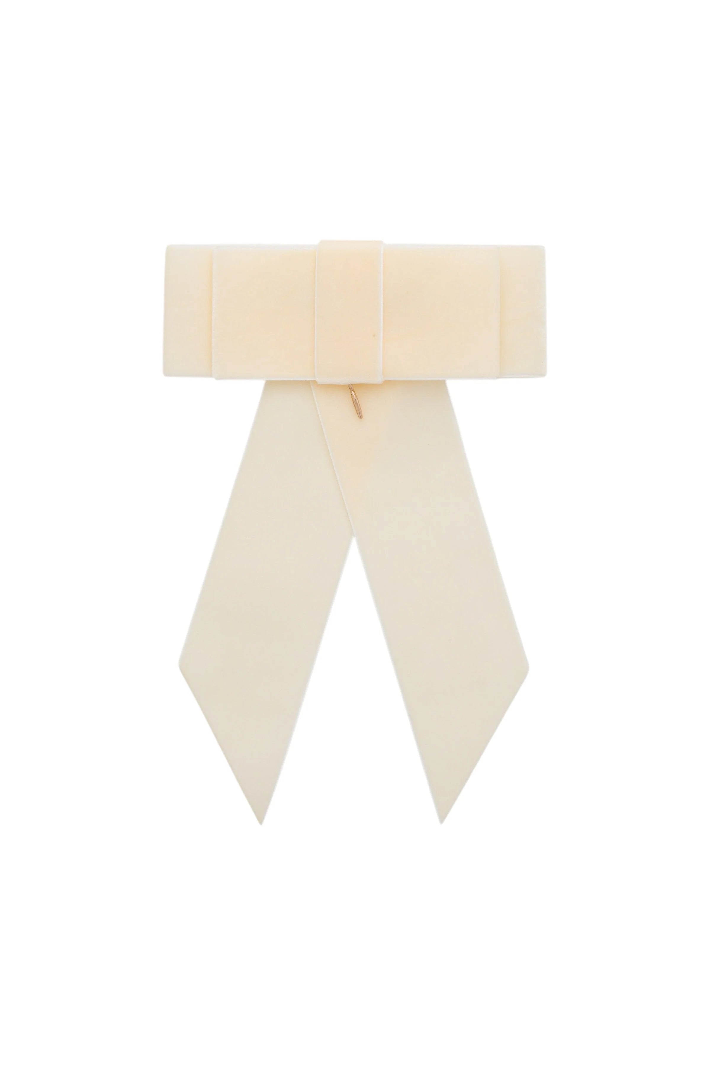 The Gala Bow Clip - Ivory