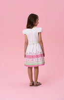Green & Pink Dress