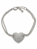 Silver Heart Bracelet