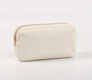Medium Ivory Textured Pouch