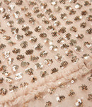 Raindrop Sequin Dress Antique Gold