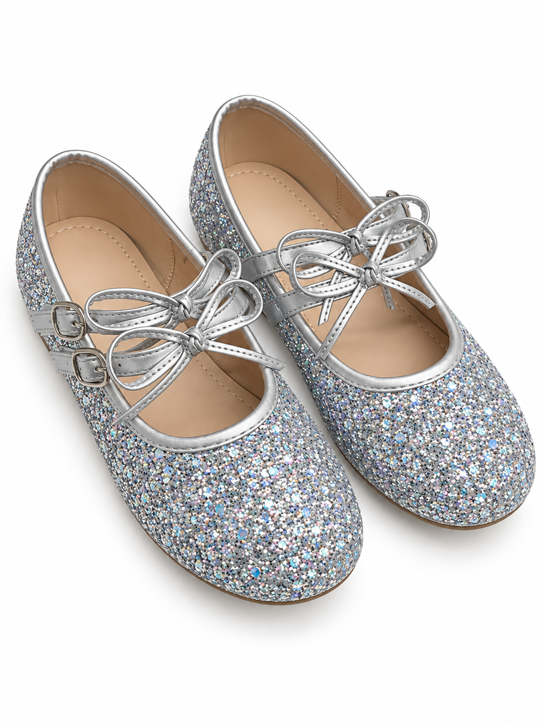 Glitter Silver Ballerina
