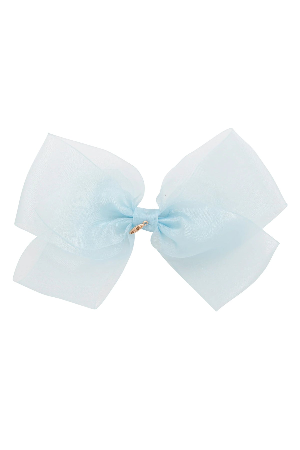Dahlia Organza Clip - Light Blue