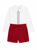 Grosgrain Red Boy Set