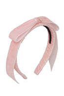 Matilda Velvet Headband - Light Pink