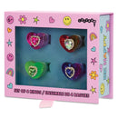 Jewel Heart Rings Set Of 4