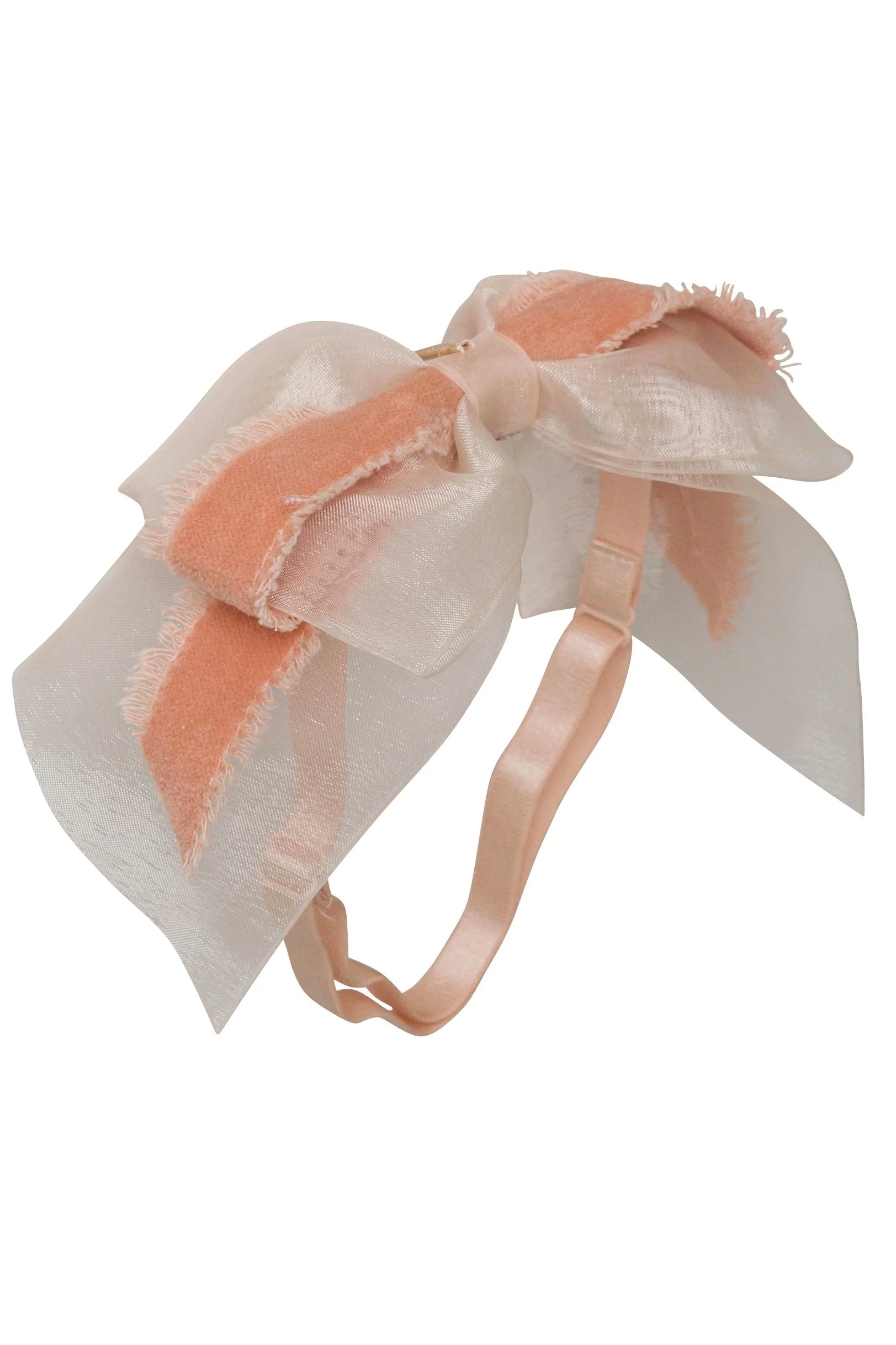 Primrose Bow Wrap - Pink Salmon