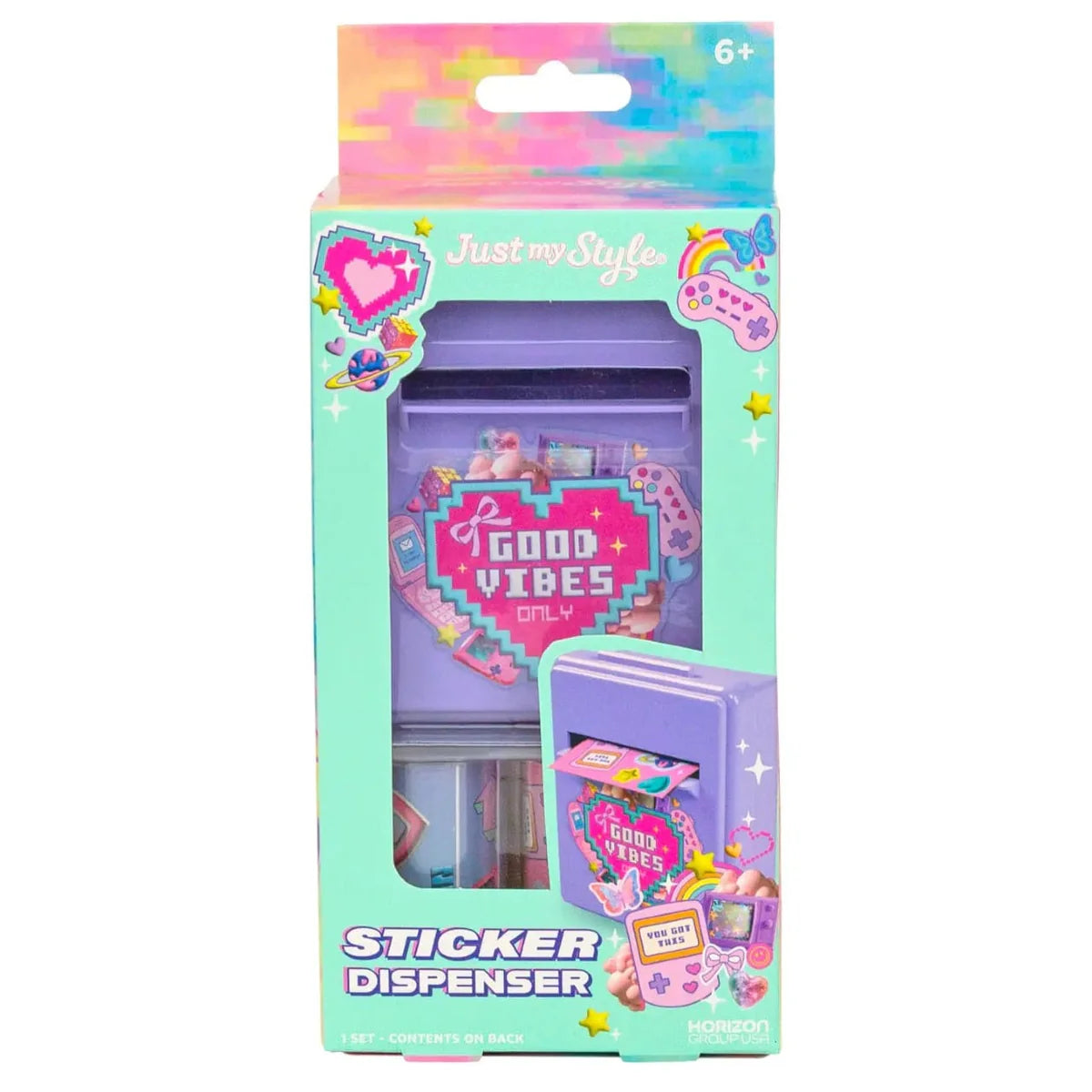 Good Vibes Kids Sticker Dispenser Set