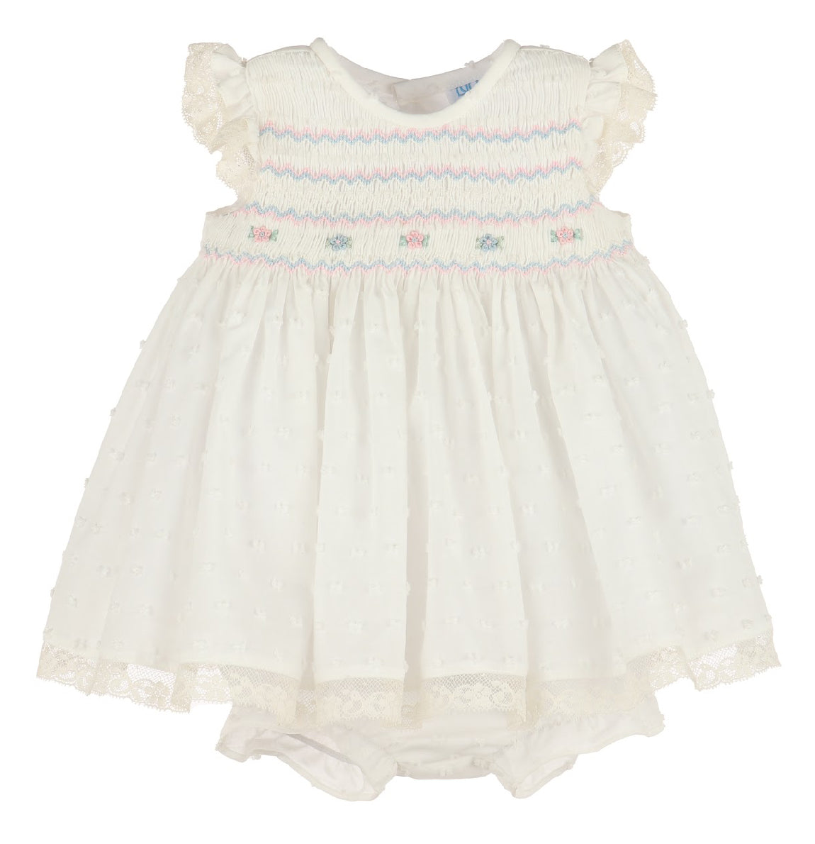 Swiss Floral Lace Dress