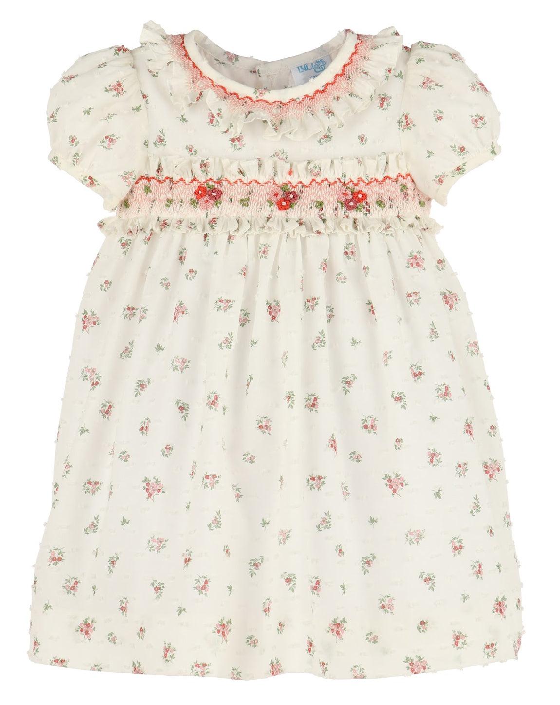 Plumetti Floral Smock Dress