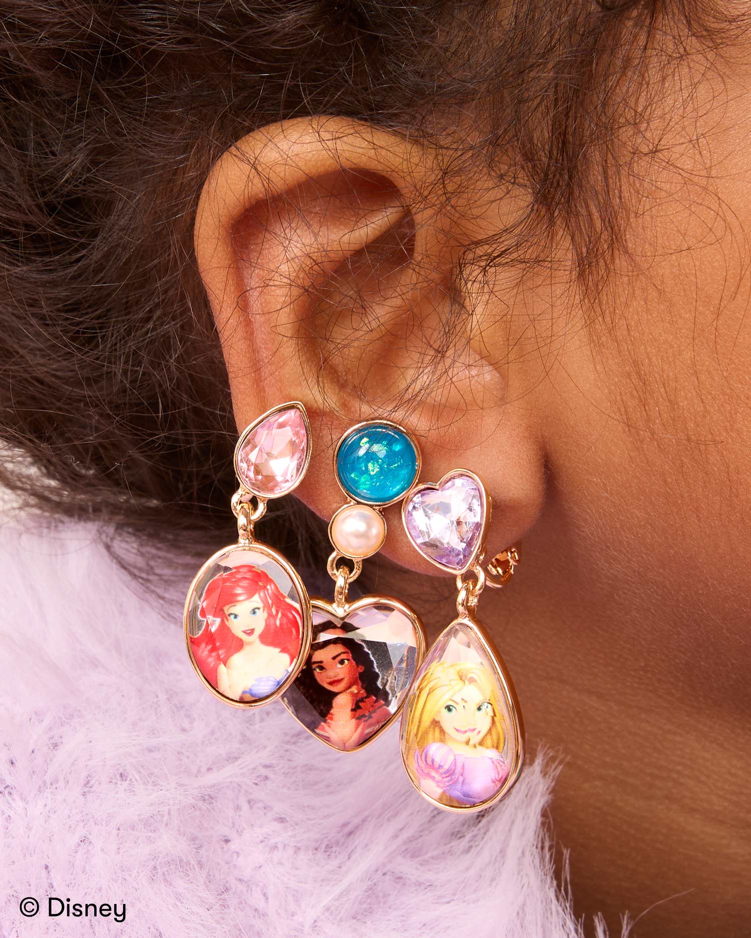 Disney Princess 3 Piexe Earring Set