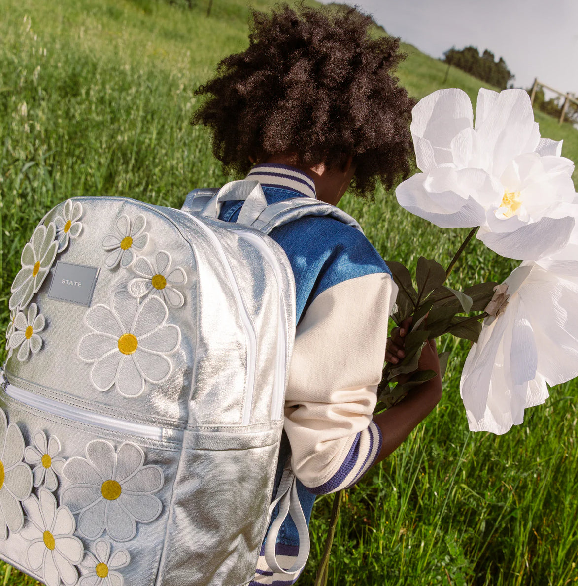 3D Daisies Backpack