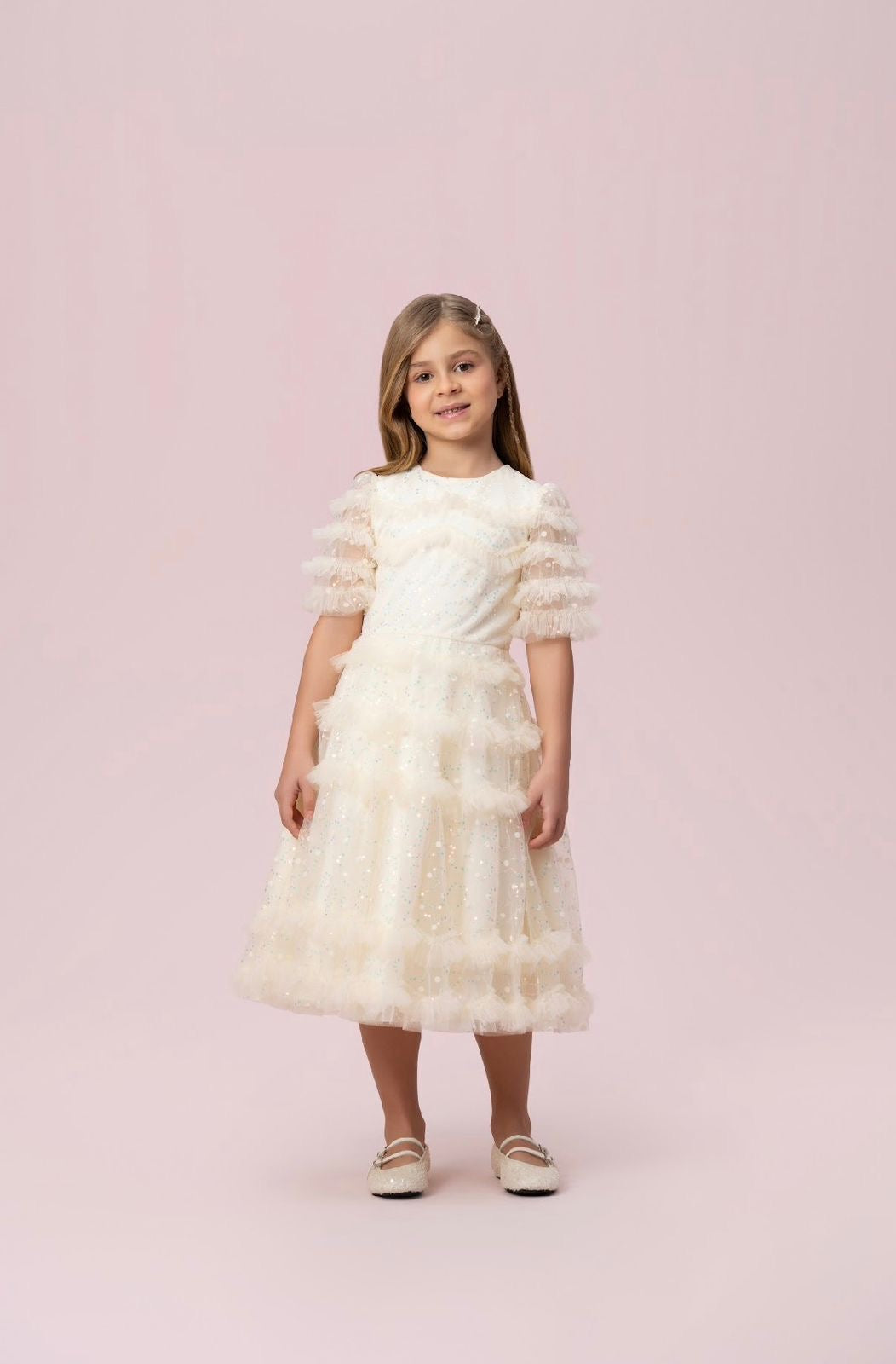 Off White Elegant Dress