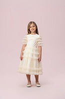 Off White Elegant Dress
