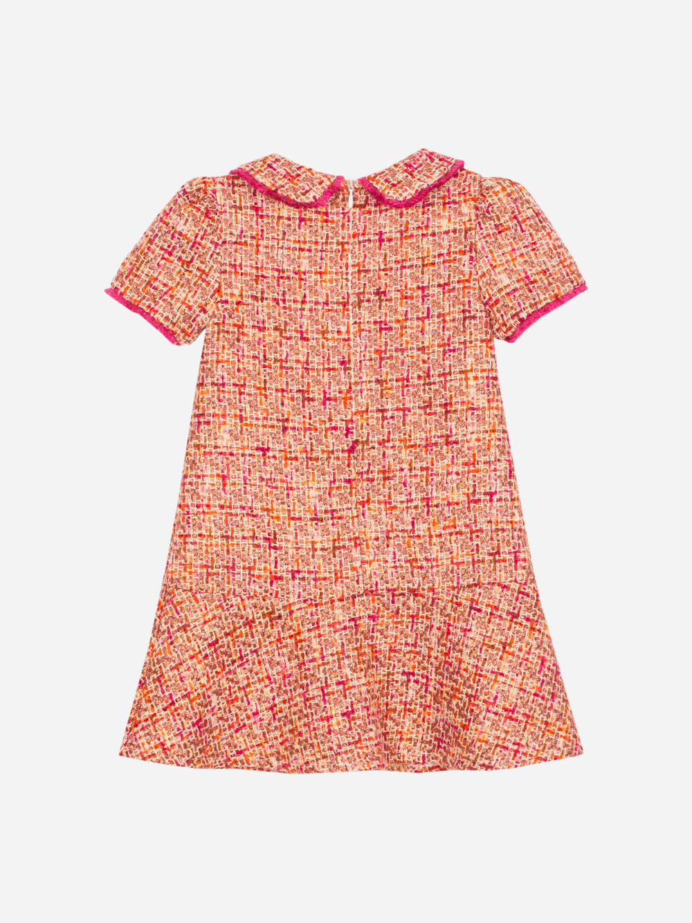 Fuchsia Tweed Dress
