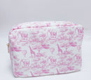 Pink Toile Print