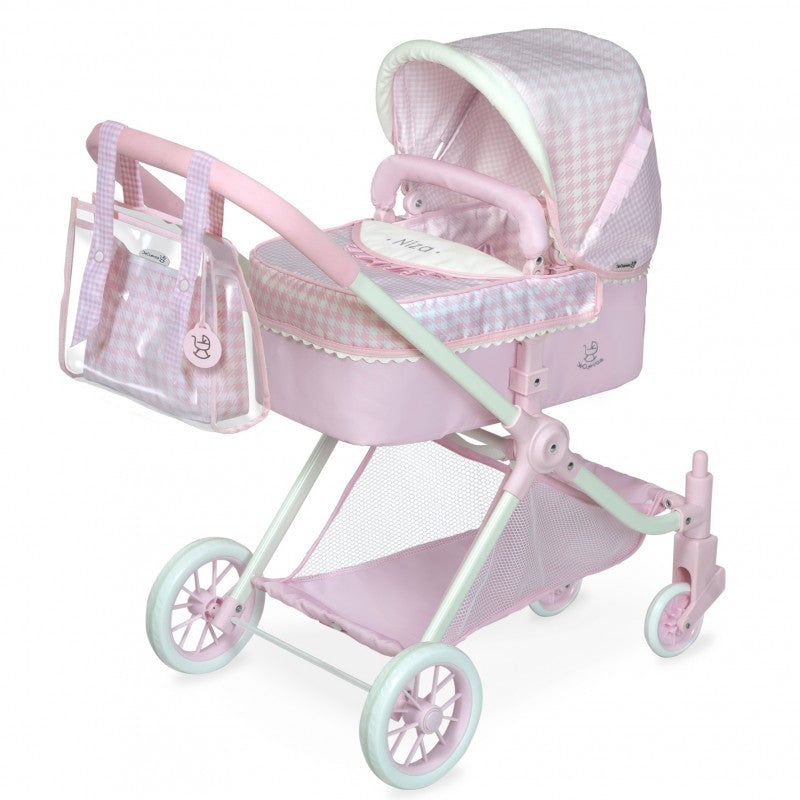 Doll’s Pram Convertible 3x1 With Bag & Pillow